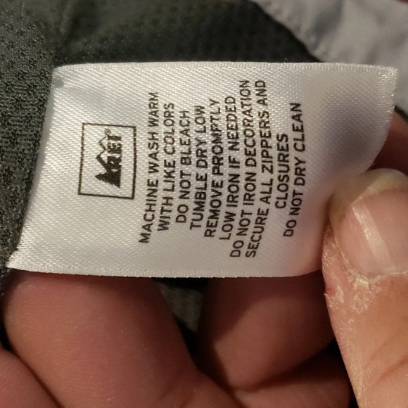 Rei lightweight green hooded full zip pocket jacket - Picture 7 of 8